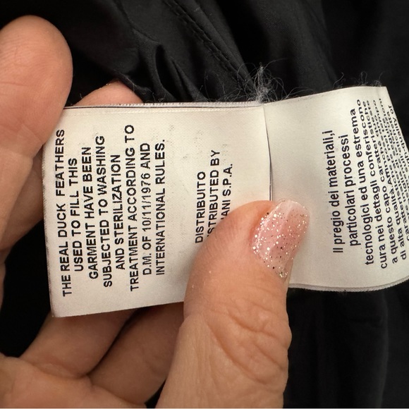 Preloved Black Ermanno Scervino jacket with leather fringes - Picture 4 of 14